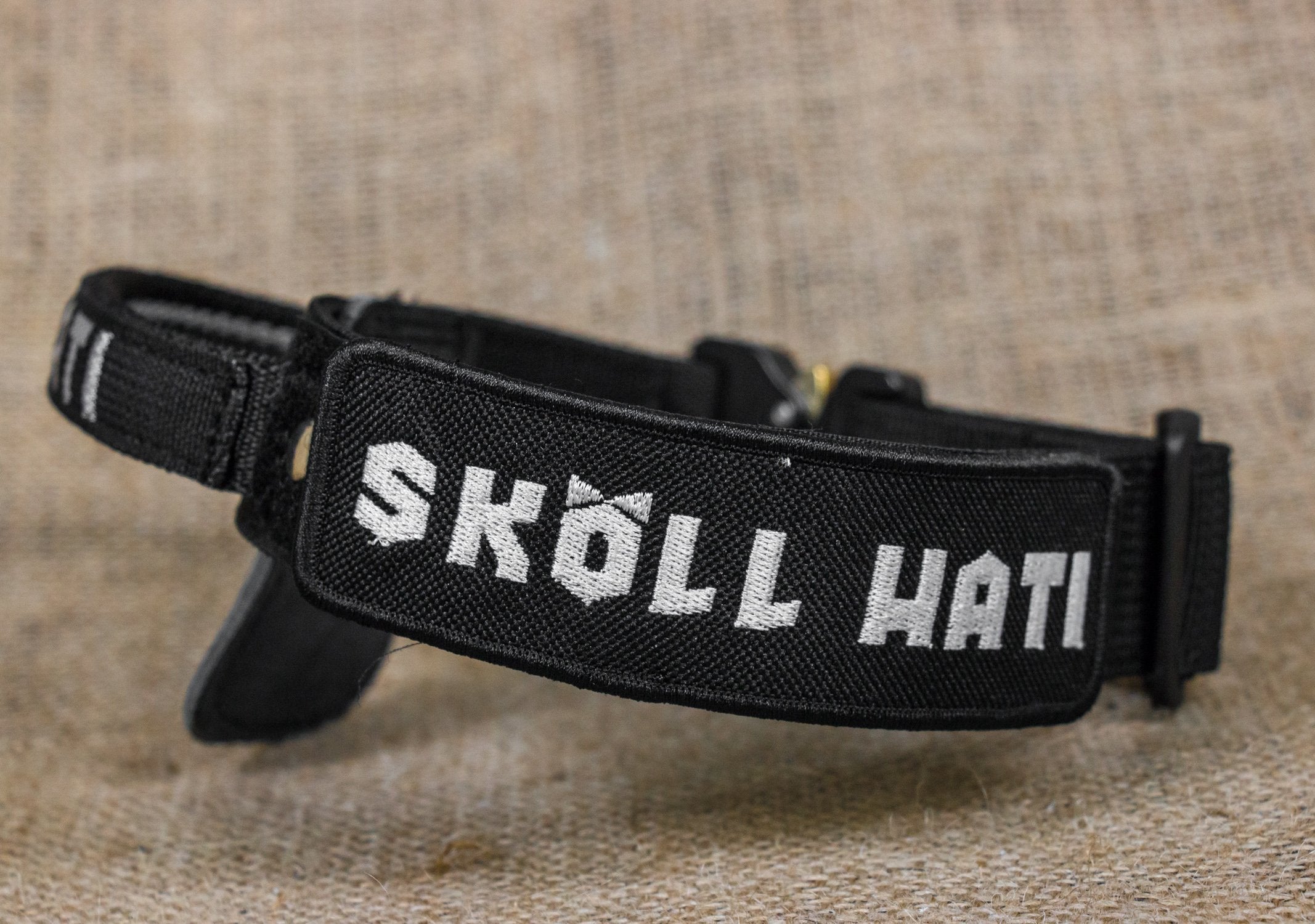 SKÖLLHATI NYLON ID COLLAR WITH COBRA BUCKLE
