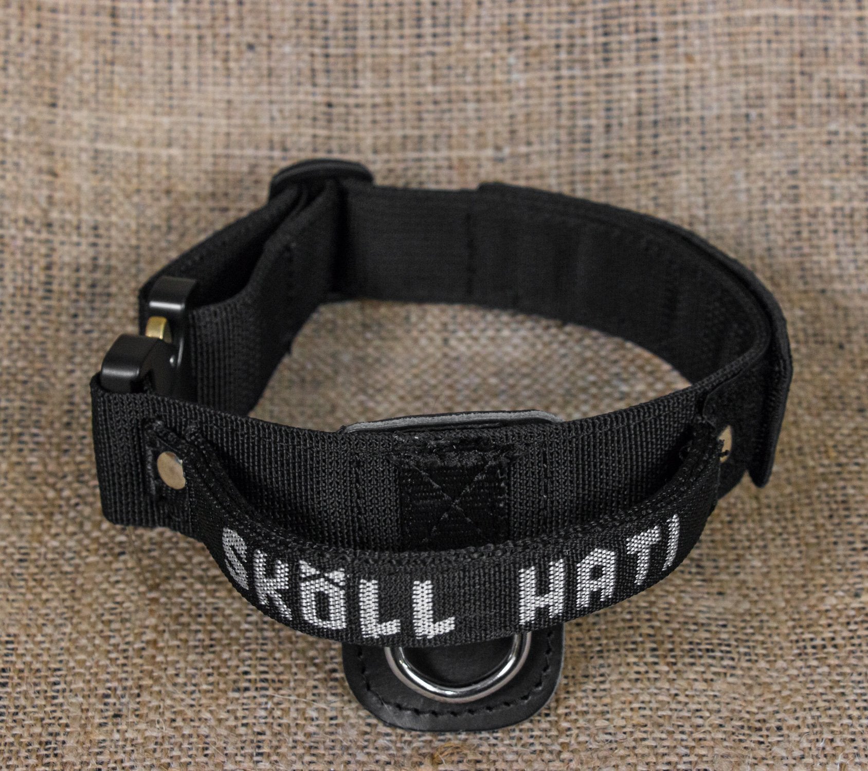 SKÖLLHATI NYLON ID COLLAR WITH COBRA BUCKLE